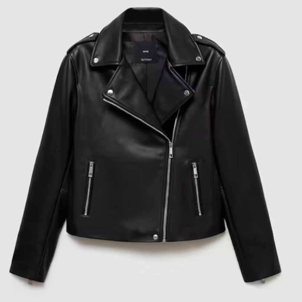 Mango Faux Leather Jacket NWT